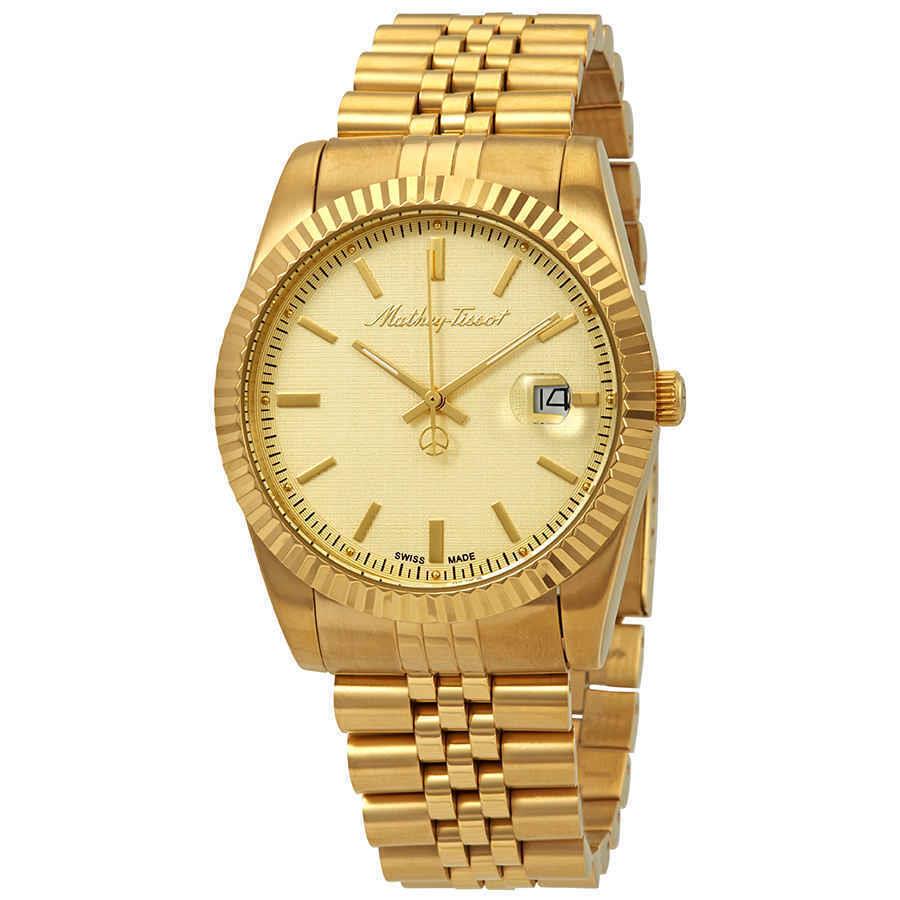 Mathey-tissot Mathey Iii Quartz Gold Dial Men`s Watch H810PDI