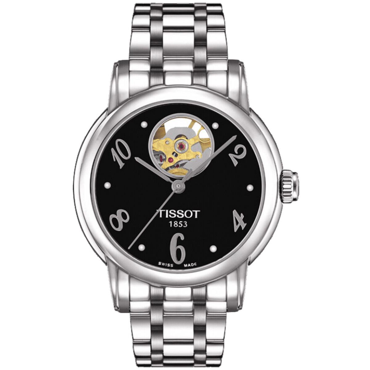 Tissot Women`s Lady Heart Black Dial Watch - T0502071105700