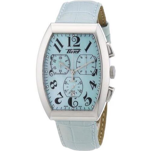 Tissot Women`s T-classic Quartz Wristwatch T66166772 with Blue Band