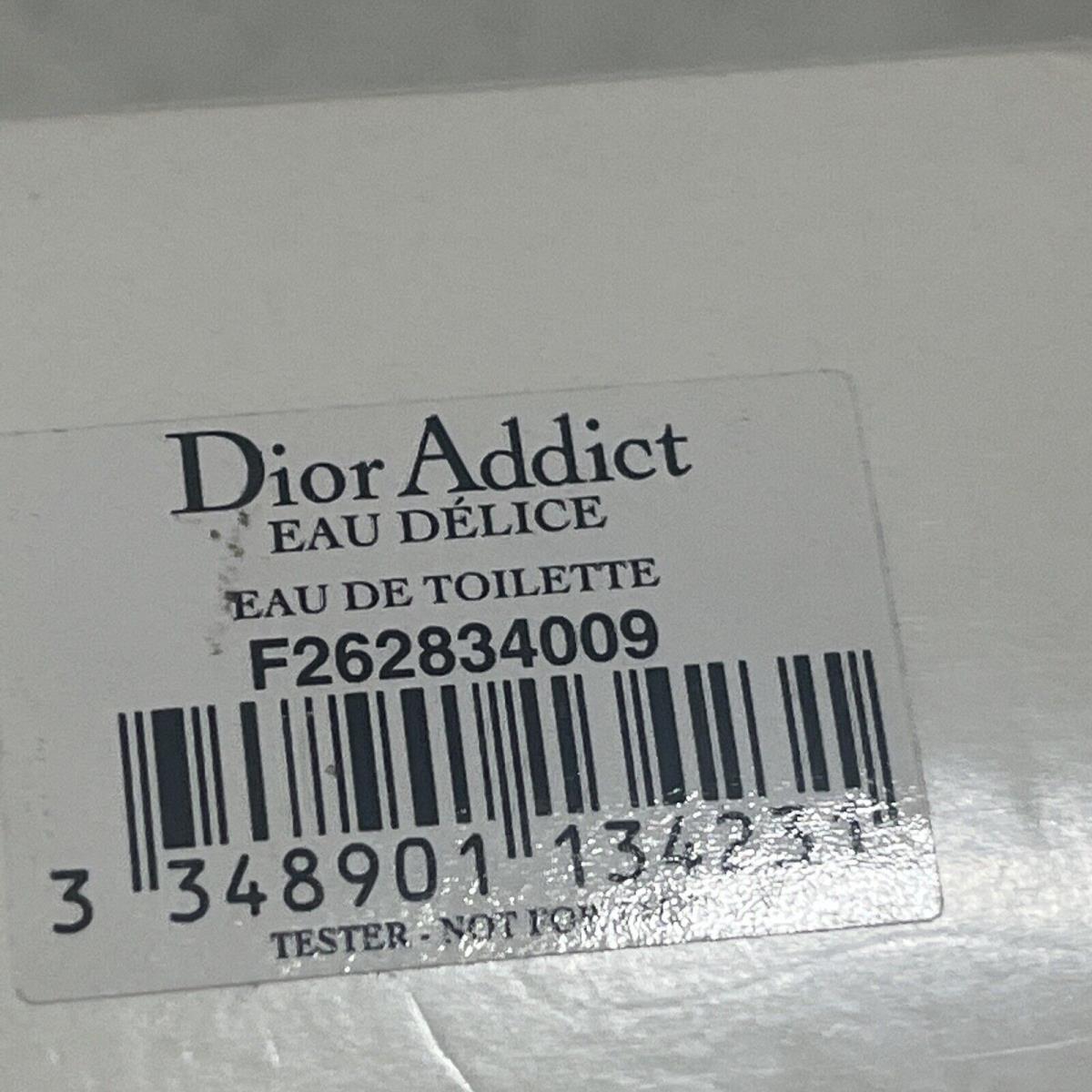 Christian Dior Dior Addict Eau Delice Eau DE Toilette Spray - 3.3 FL OZ - Tester