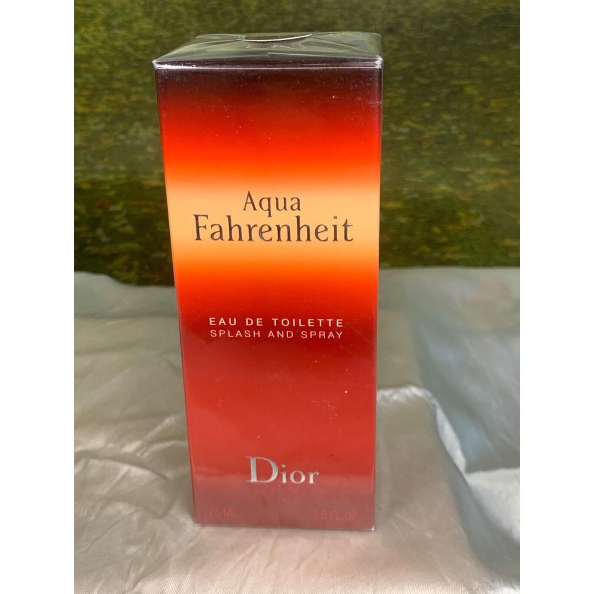 Dior Aqua Fahrenheit 75ml Edt Splash and Spray Company