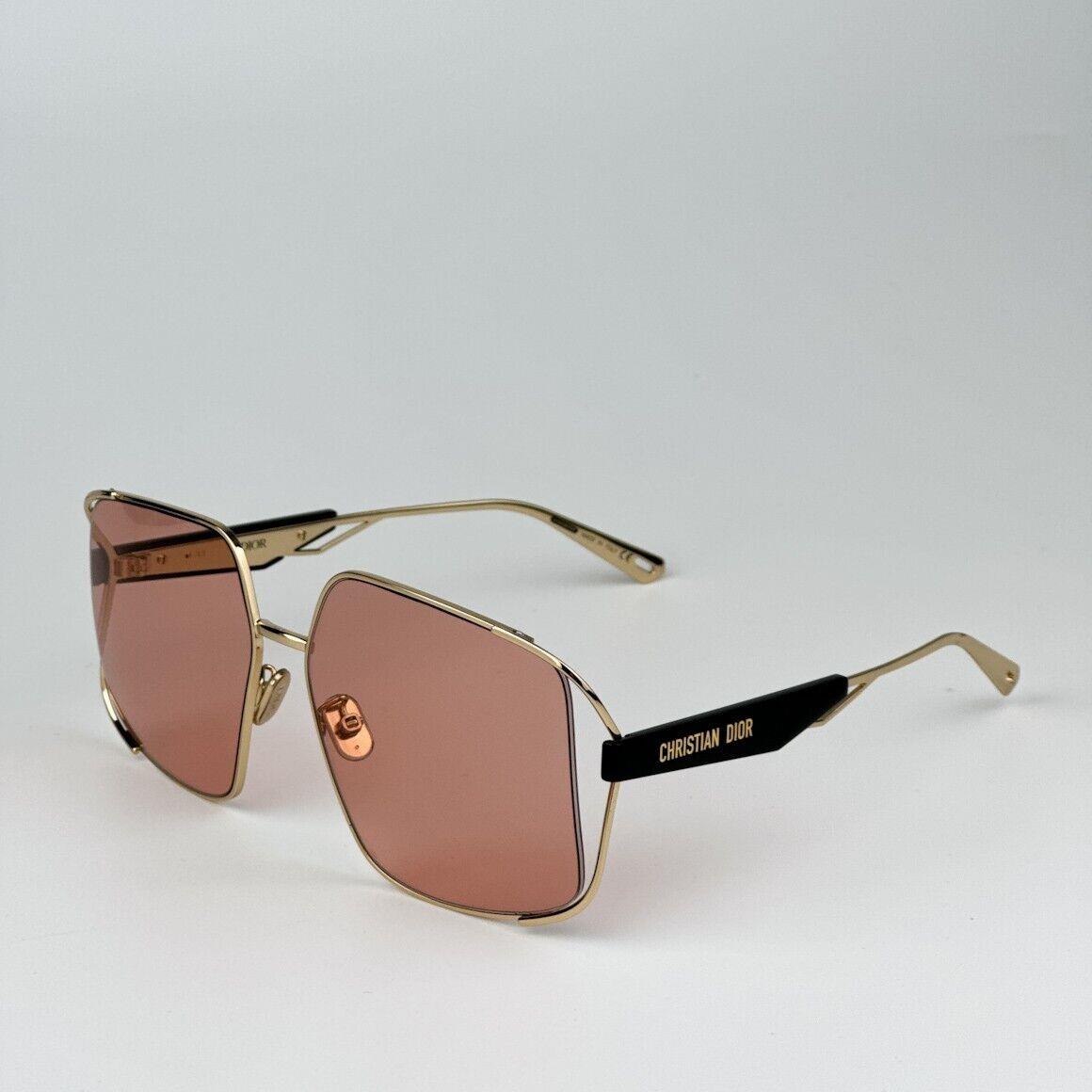 Dior Archidior S1U B0E0 Gold Pink Women Oversized Square Sunglasses