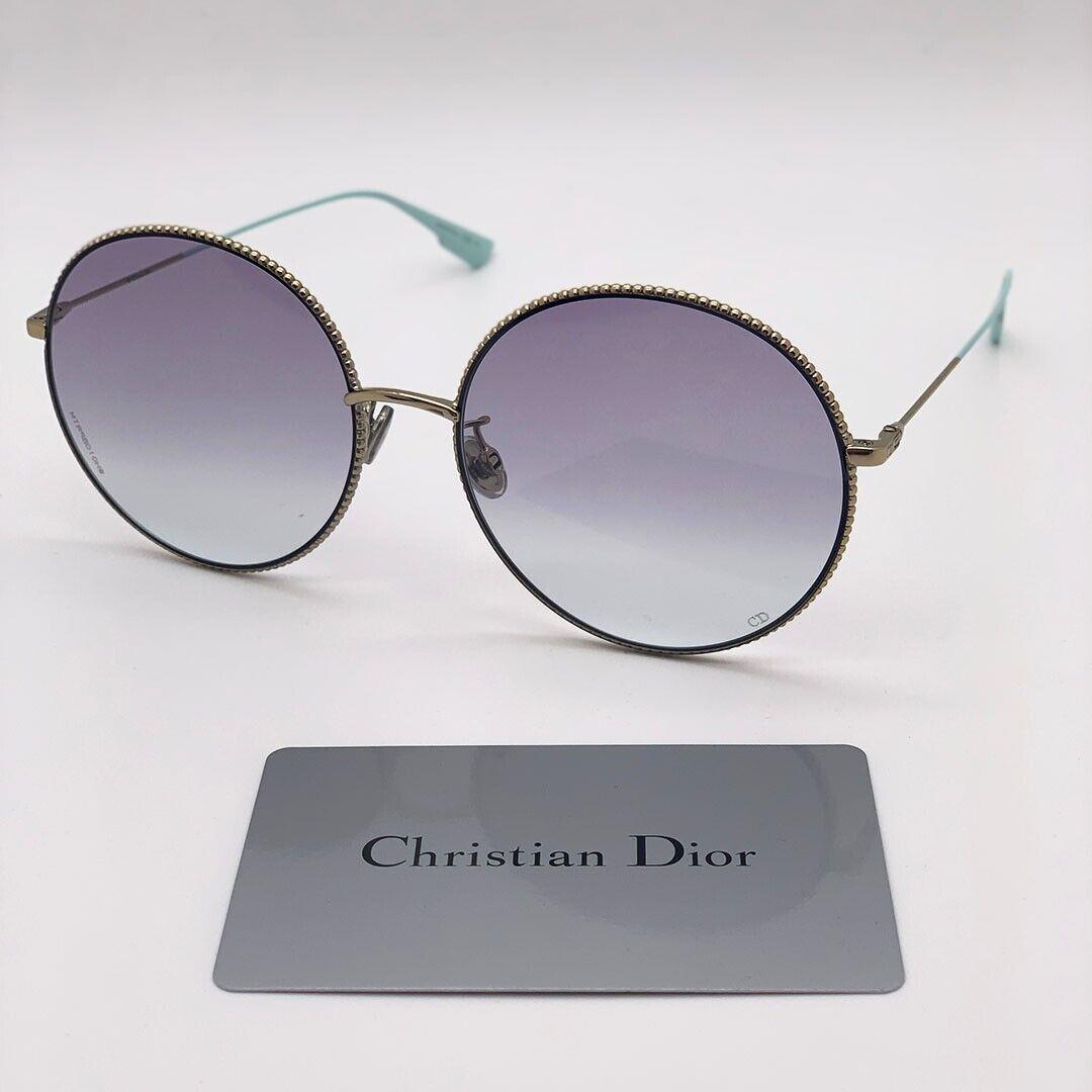 Dior DIORSOCIETY2F Light Gold / Violet Gradient Sunglasses