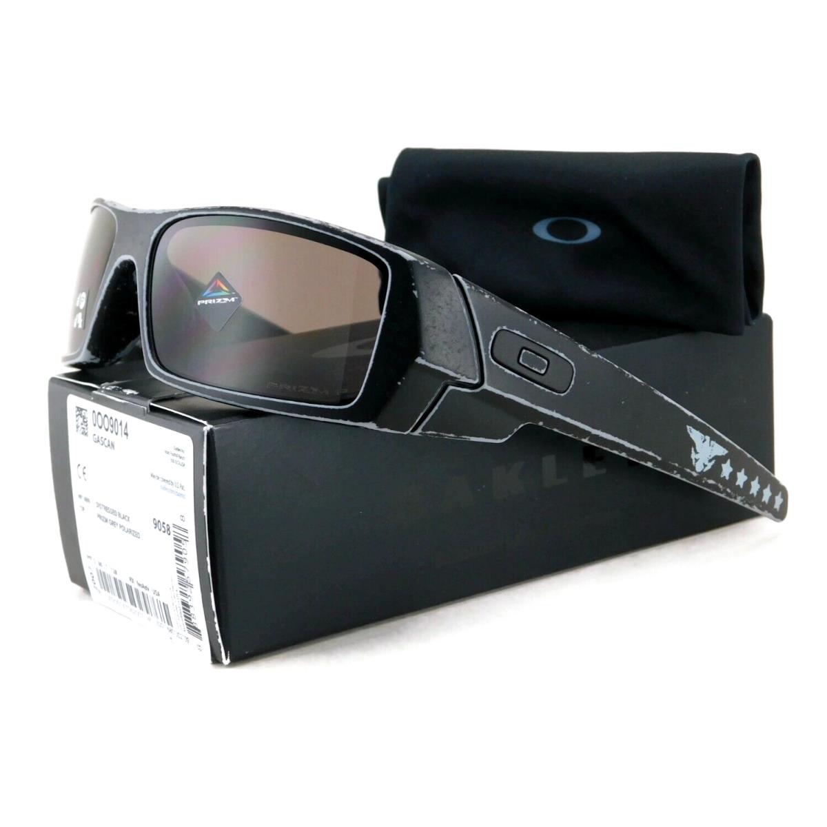 Oakley Gascan Sunglasses Distressed Black / Prizm Grey Polarized Lens