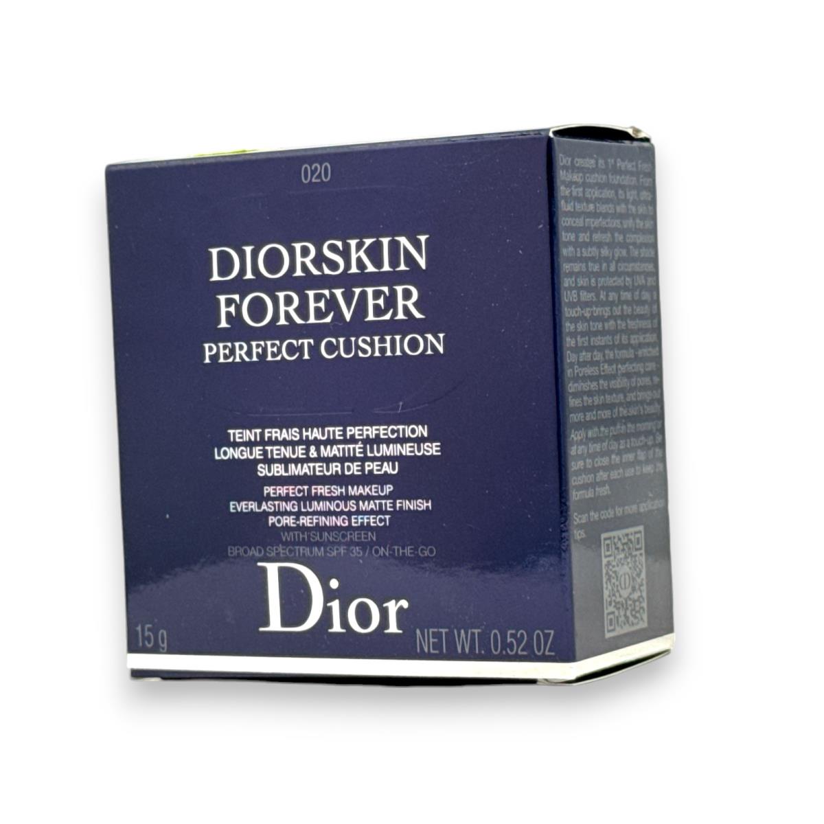 Dior Diorskin Forever Perfect Cushion Perfect Fresh Makeup -020 Light Beige