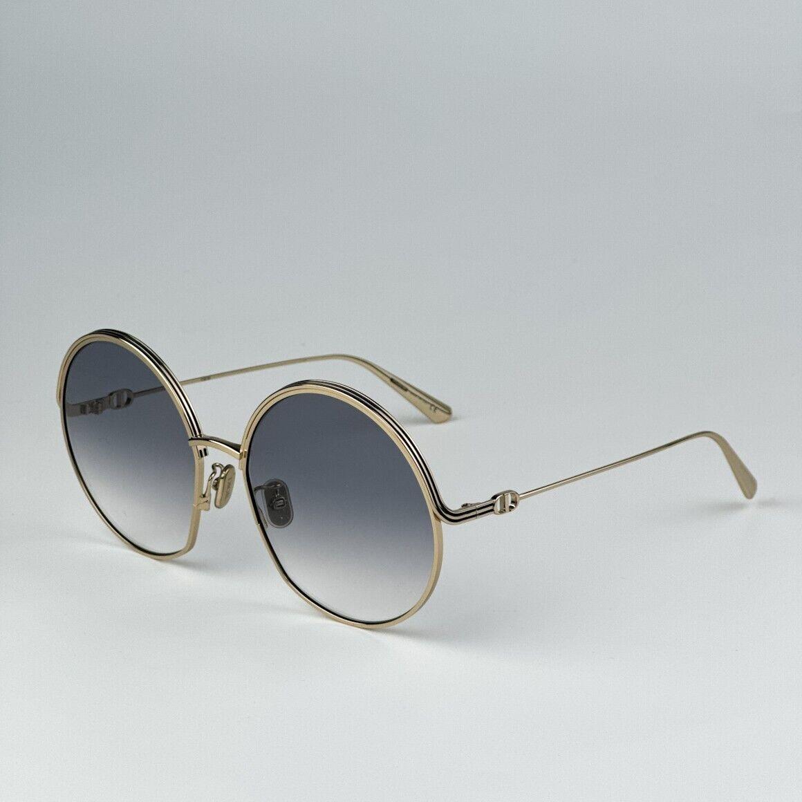 Dior Everdior R1U C0A2 Gold Gradient Grey Unisex Metal Round Sunglasses