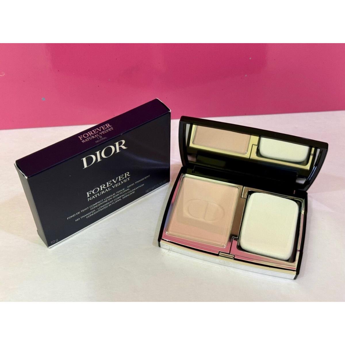 Dior Forever Natural Velvet Longwear Compact Foundation Boxed - 1N Neutral