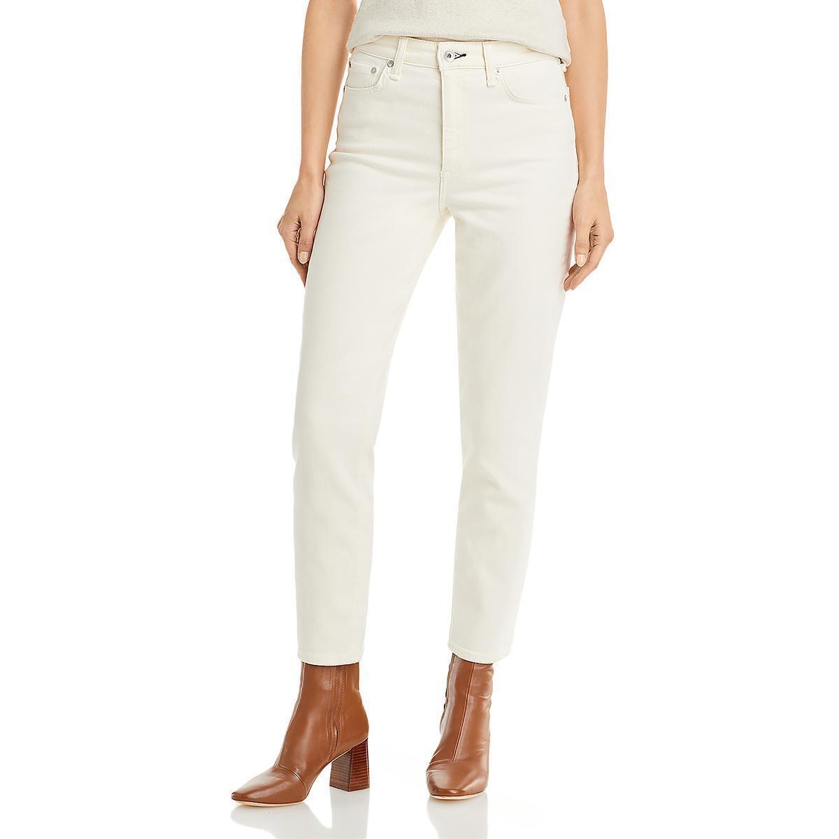 Rag Bone Womens High Rise Ankle Denim Cigarette Jeans Bhfo 7854