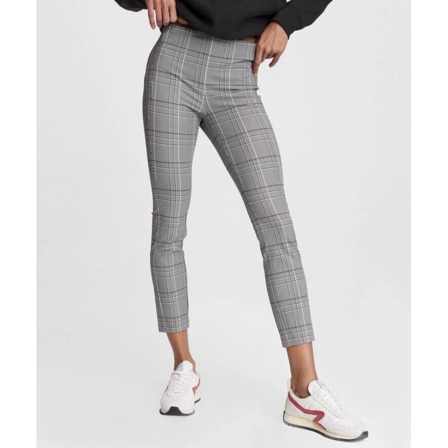 Rag Bone Simone Ankle Pants In Black Checker Size: 2