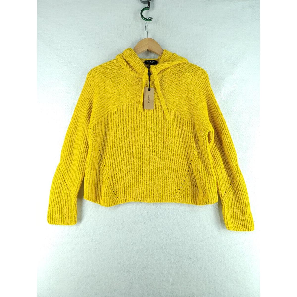 Rag Bone Chirping Yellow Sunny Hoodie Size XS