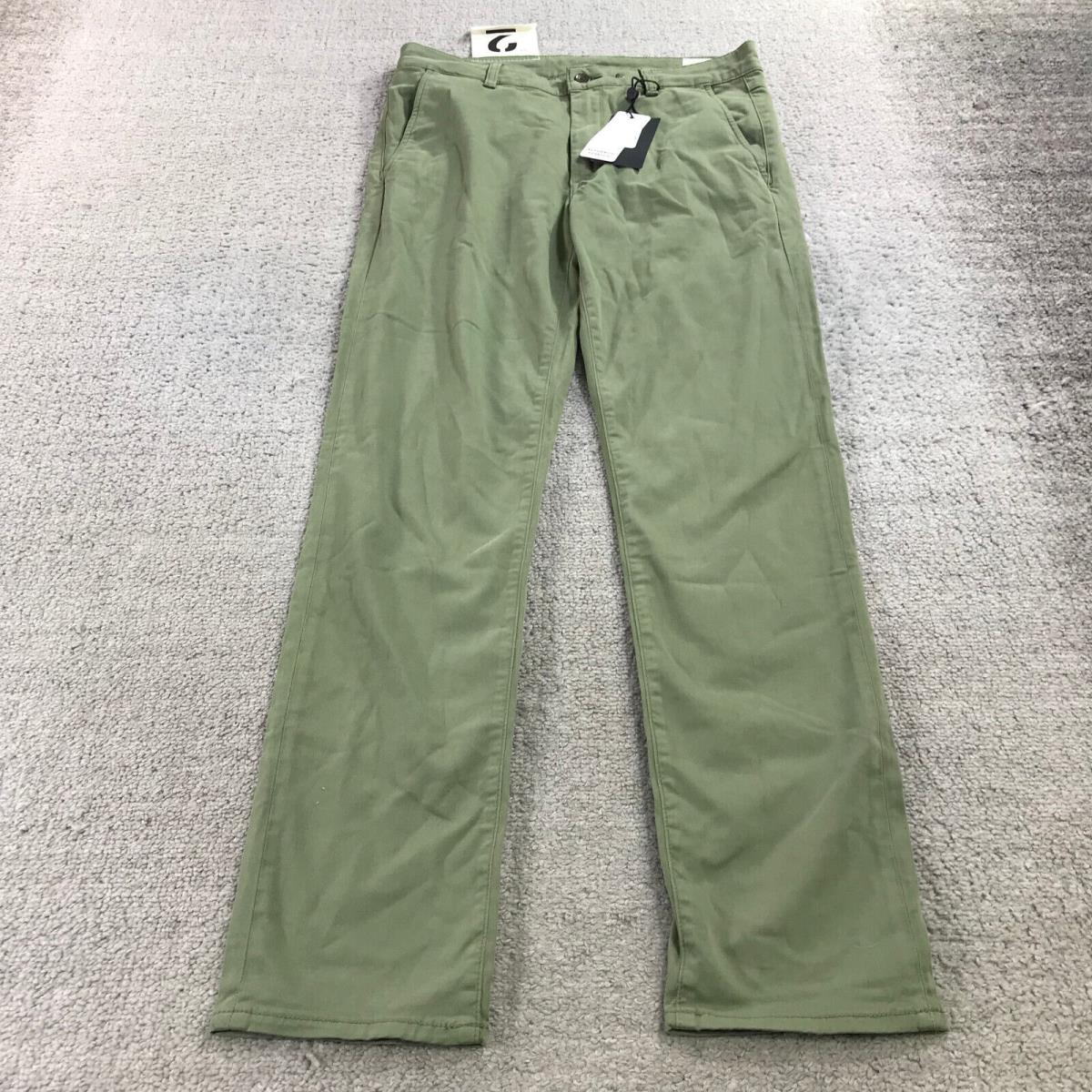 Rag Bone Pants Men 31 Green Fit 2 Stretch Twill Chino Slim Nyc Casual Adult