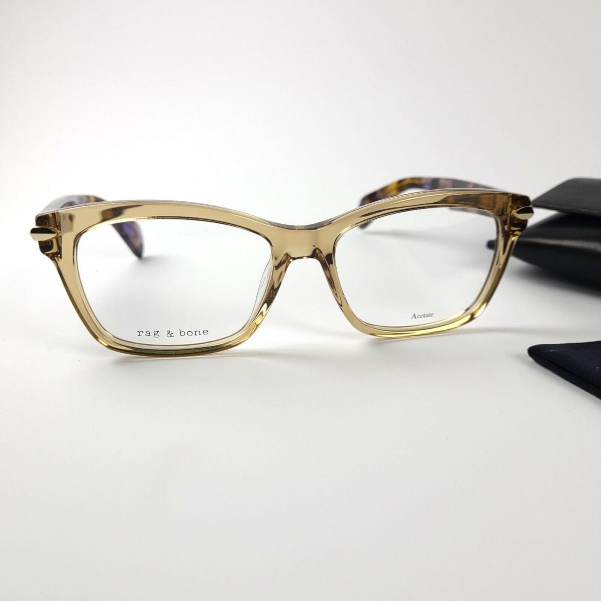 Rag Bone Rnb 3004 Dex Brw Violhva Brown Violet Havana Eyeglass Frames