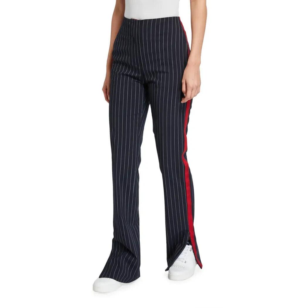 Rag Bone Pinstripe Jess Pants In Navy Pin Size: 0