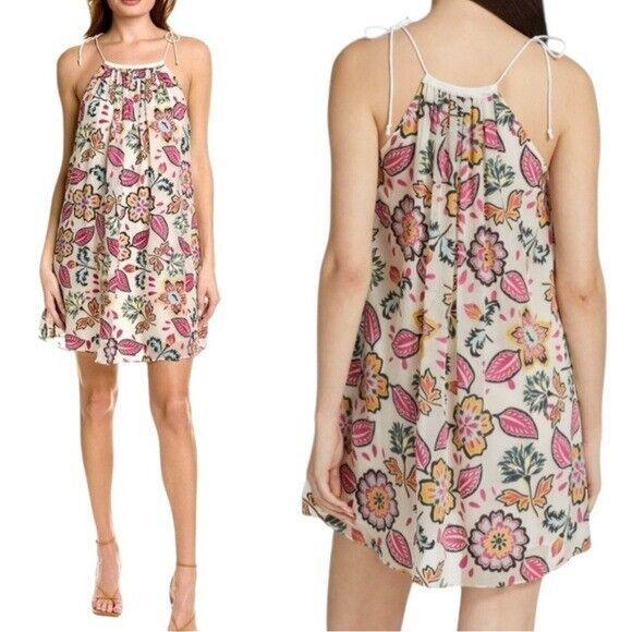 Rag Bone Bailey Floral Print Mini Dress Pockets Size XS Retail