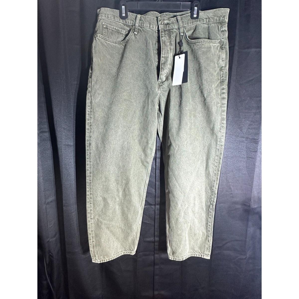 Rag Bone York Moss Rigid Beck Olive Green Jeans - Sz. 36