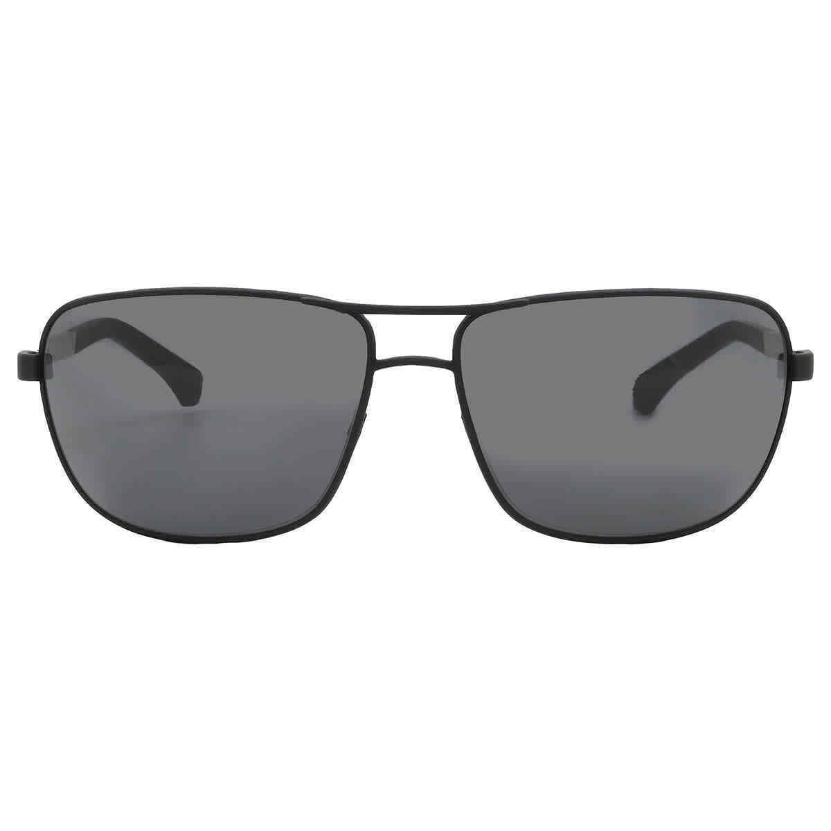 Emporio Armani Grey Navigator Men`s Sunglasses EA2033 309487 64 EA2033 309487 64