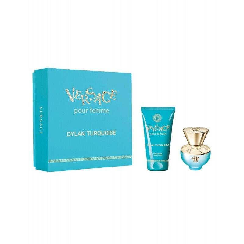 Versace Dylan Turquoise Pour Femme Set - 30ml Edt + 50ml Perfumed Body Gel