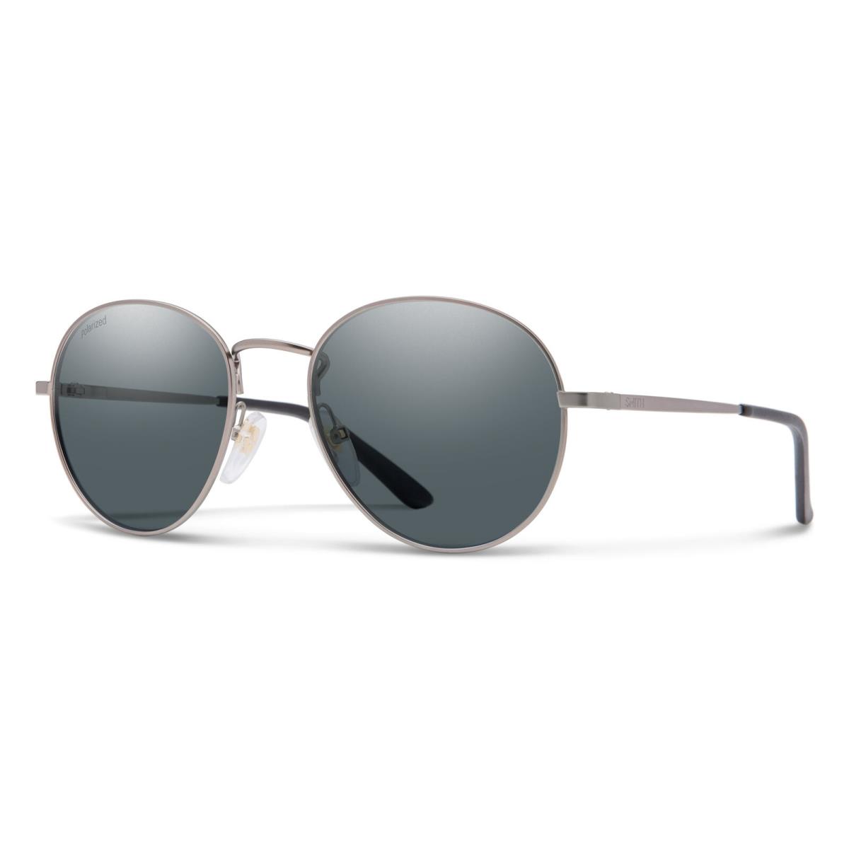 Smith Prep Matte Gunmetal Polarized Gray 53 mm Unisex Sunglasses