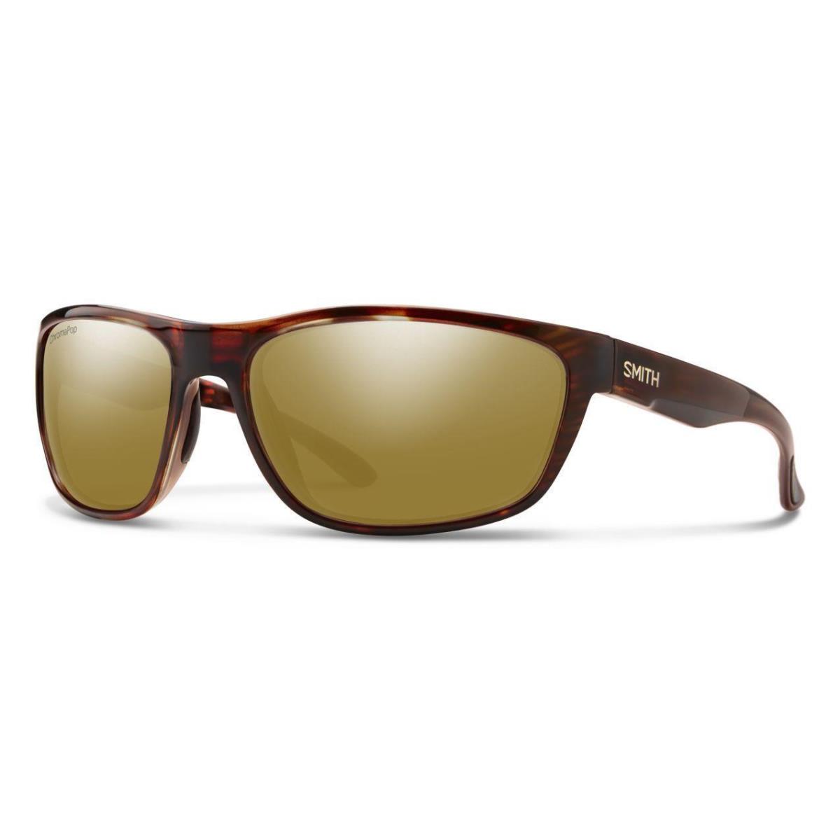 Smith Redding Sunglasses Tortoise - Chromapop Glass Polarized Bronze Mirror