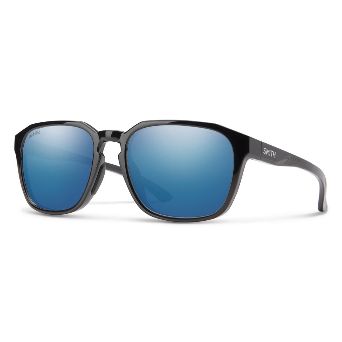 Smith Contour Black Chromapop Polarized Blue Mirror 56 mm Men`s Sunglasses