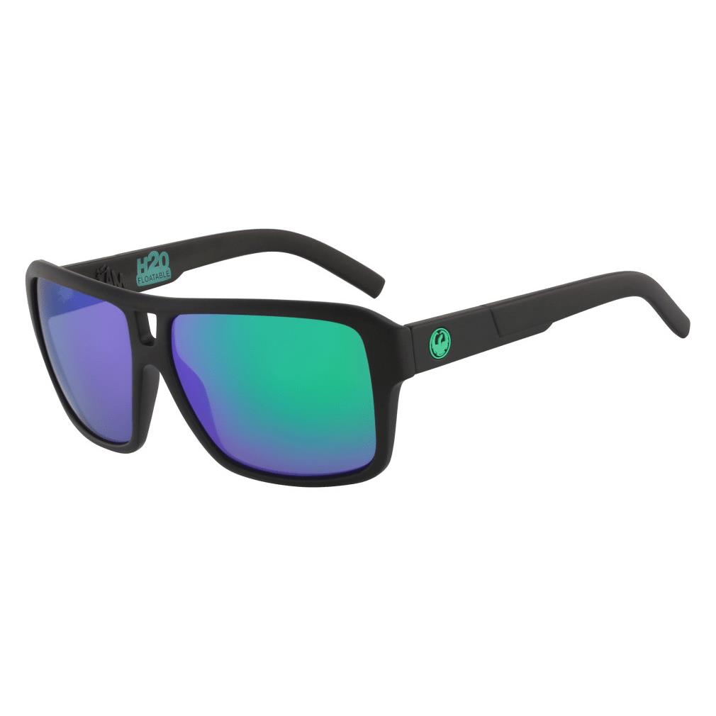 Dragon The Jam Ll H2O Polar Sunglasses - MATTE BLACK H2O / LL GREEN ION POLAR, Frame: As shown