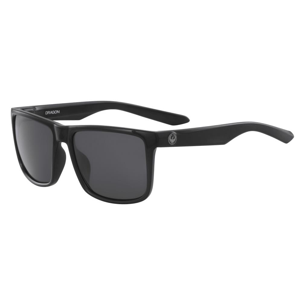 Dragon Alliance Mens Meridien Ll Polar Shiny Black/ll Smoke Polar Lens Sunglasse