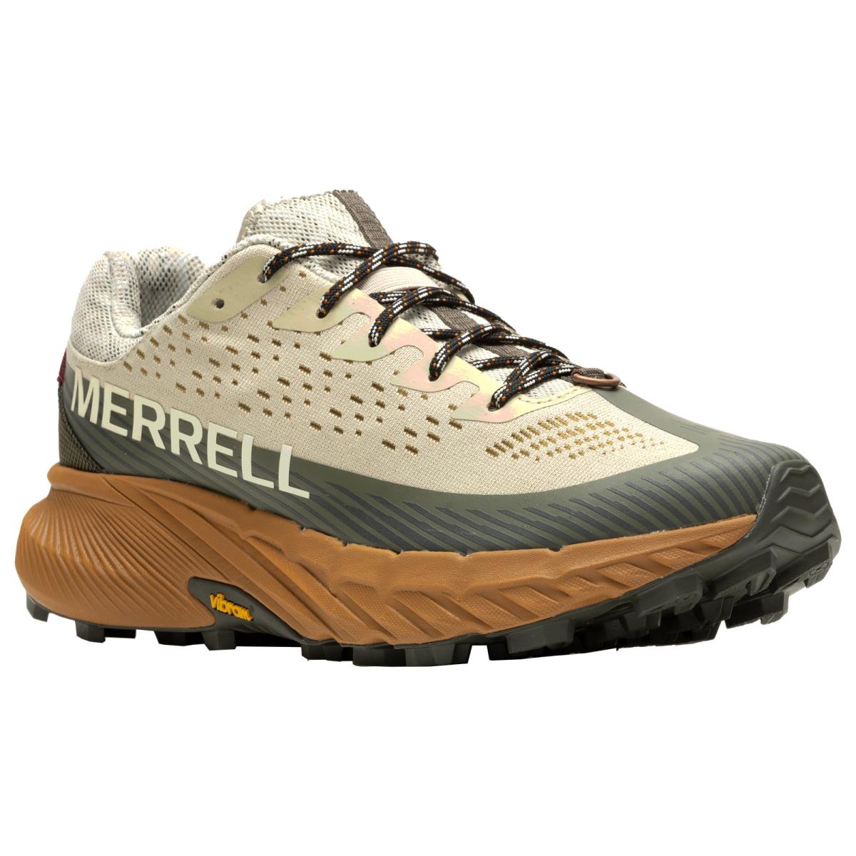 Merrell J067767 Agility Peak 5 Shoes For Men - Oyster/olive - 10M