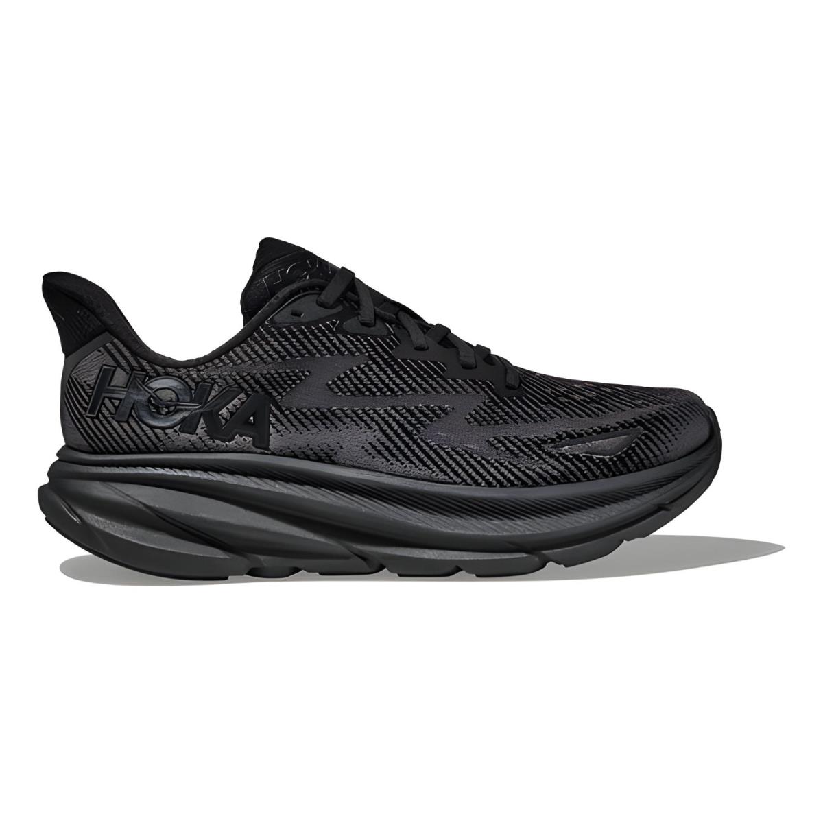 Hoka Clifton 9 Men`s Black Black Various Sizes - Black