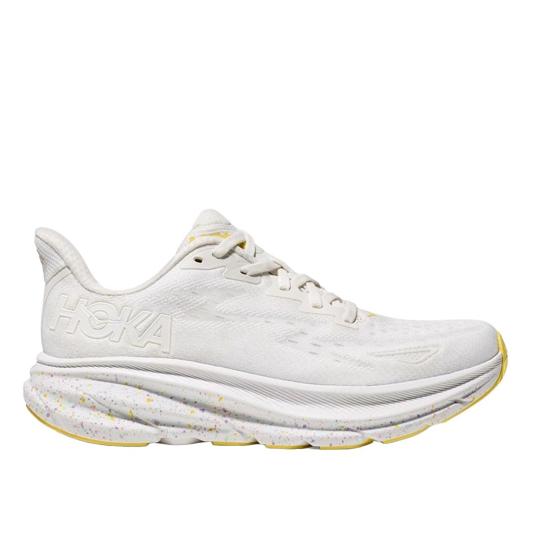 Hoka Clifton 9 Sneakers White/lemonade - White/Lemonade