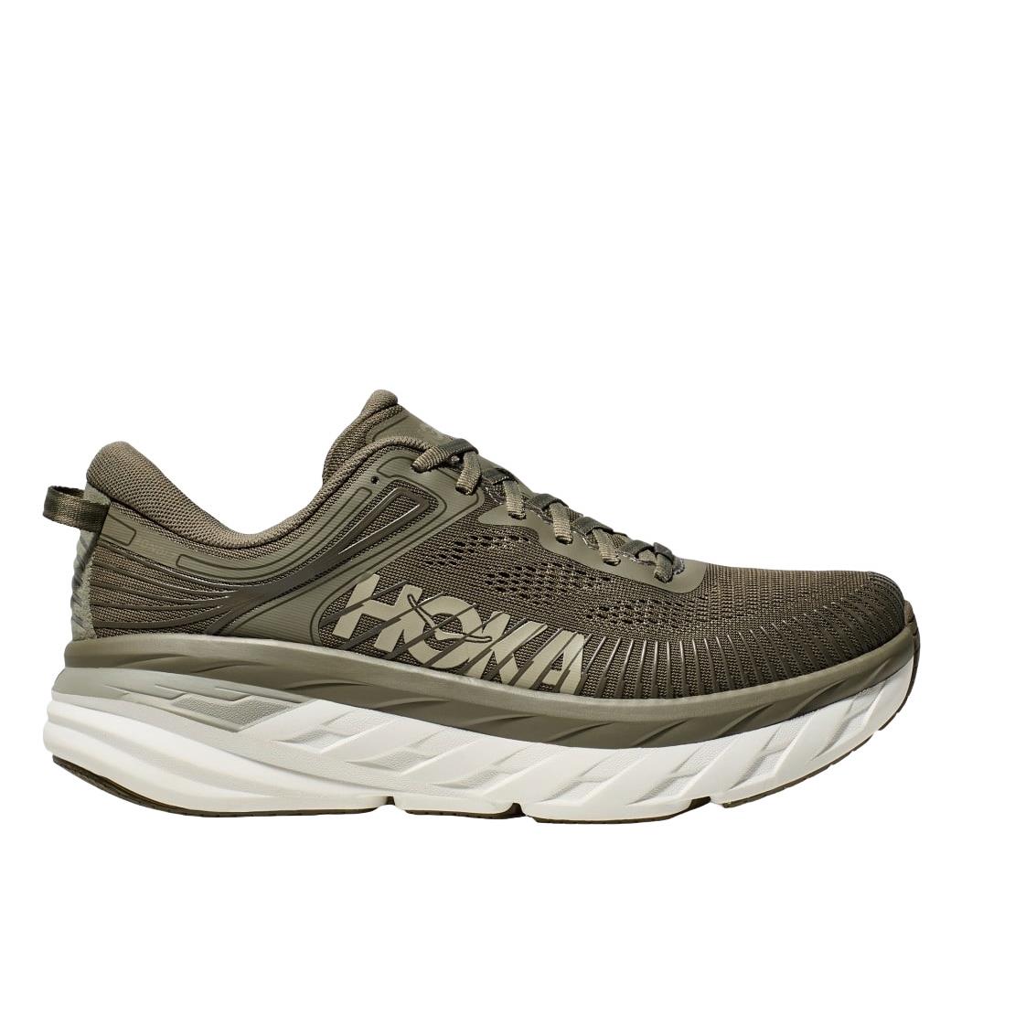 Hoka Bondi 7 Sneakers Olive Haze/white