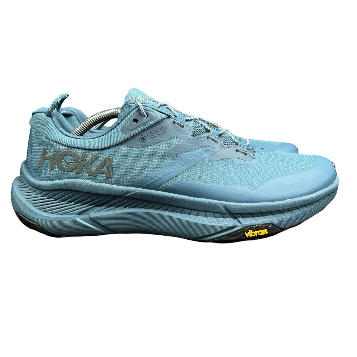 Hoka One One Transport Gtx Real Teal Running Shoes Men`s Size 11.5 D