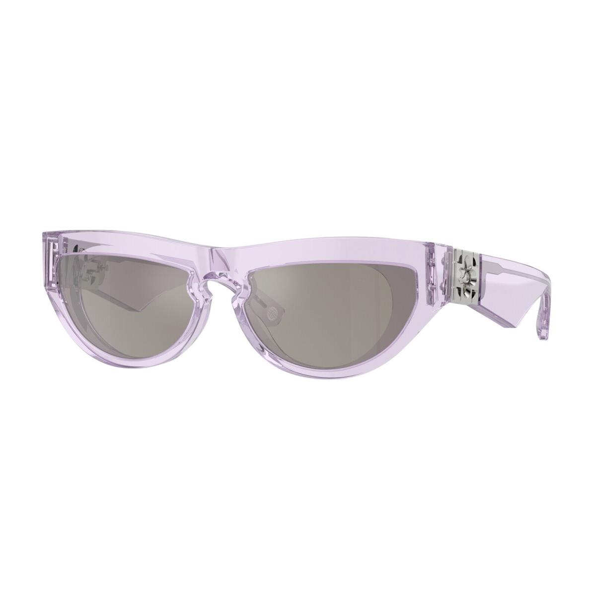 Burberry BE4422U 40956G Violet Light Grey Mirror Silver 58 mm Women`s Sunglasses