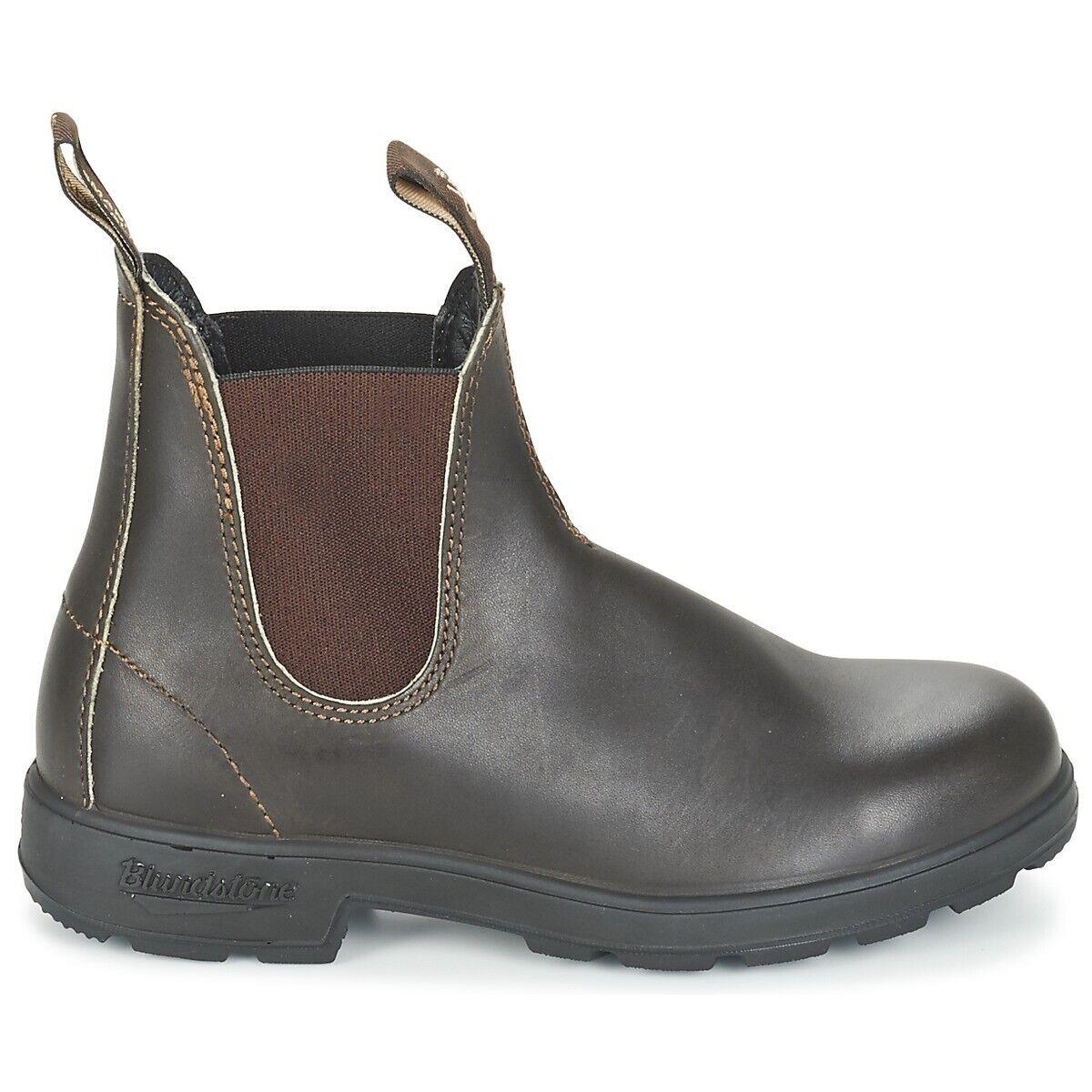 Blundstone Z40122 Brown 500 Chelsea Pull-on Boot Size US M-7.5 W-9.5