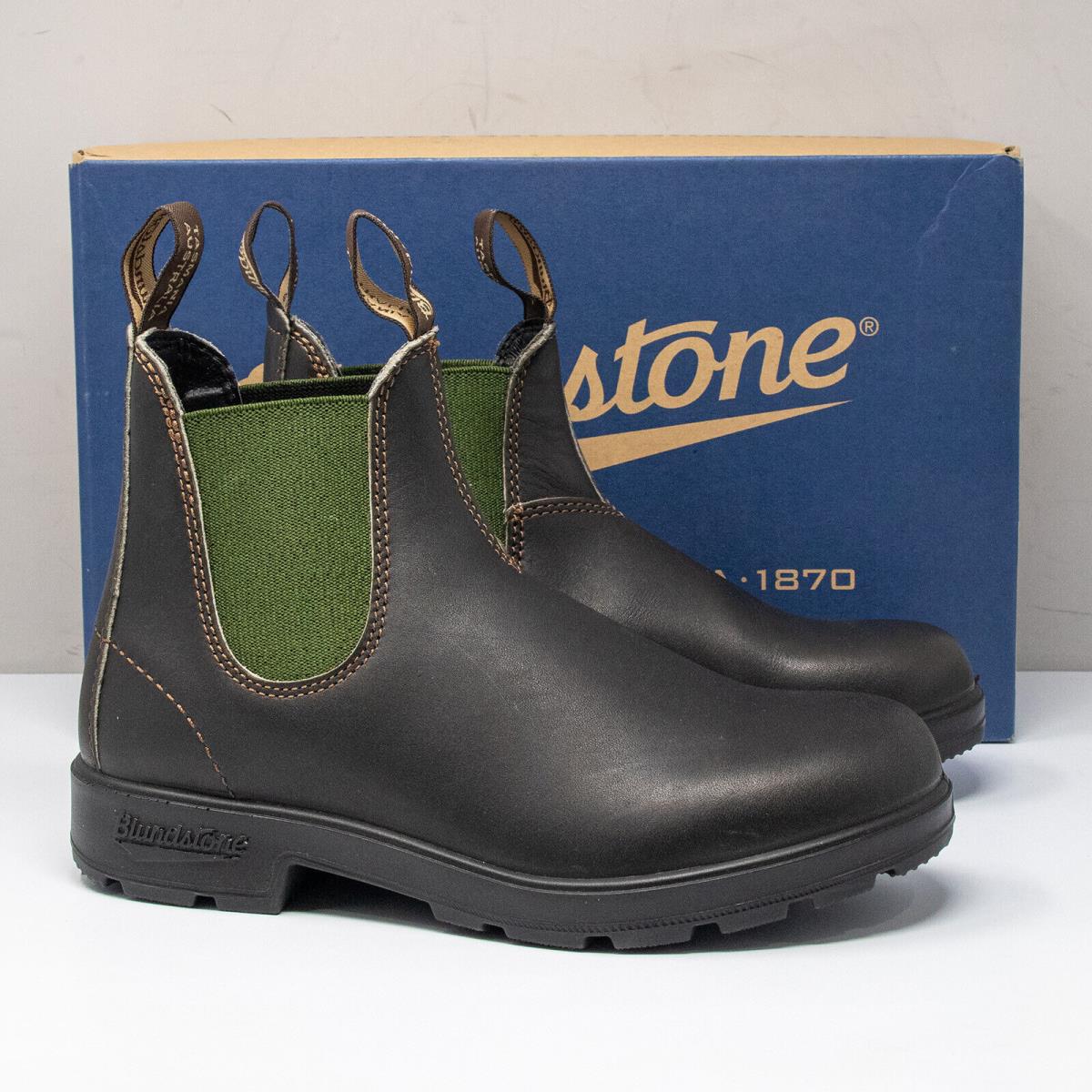 Blundstone 519 Brown/olive Chelsea Boots Women`s 8 US 5 AU