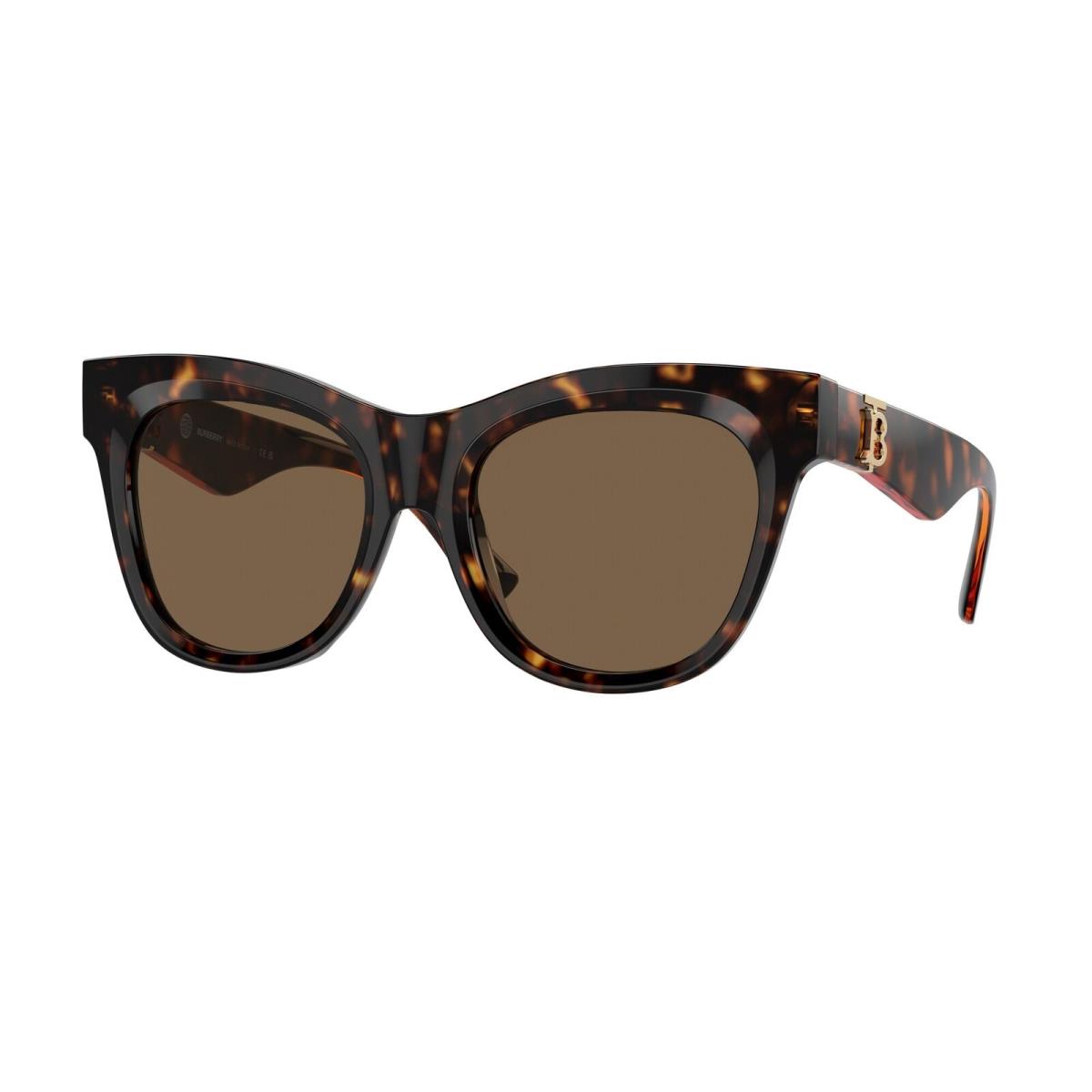 Burberry BE4418 300273 Dark Havana Dark Brown 54 mm Women`s Sunglasses