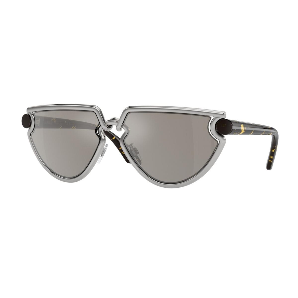 Burberry BE3152 10056G Silver Light Grey Mirror Silver 61 mm Women`s Sunglasses