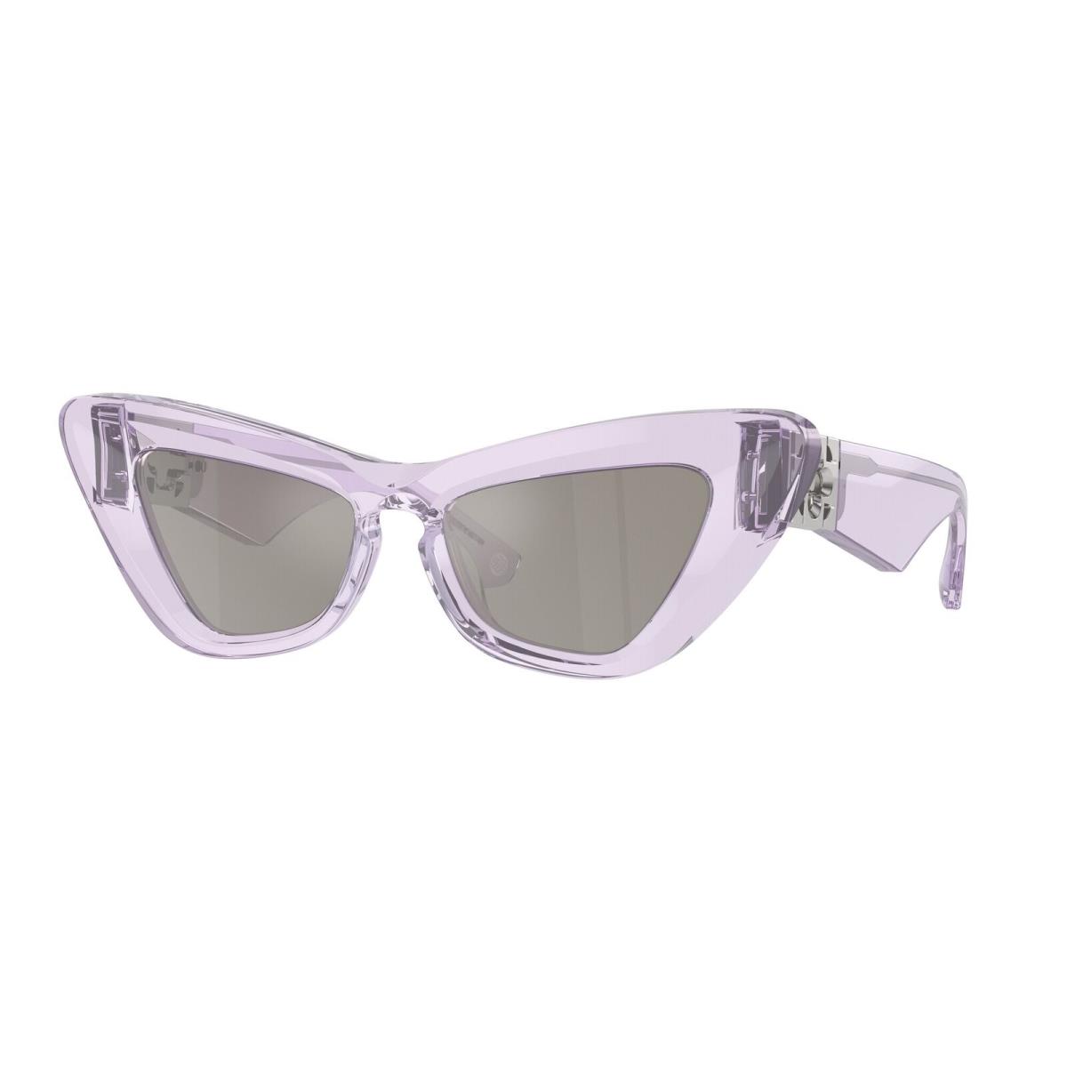 Burberry BE4421U 40956G Violet Light Grey Mirror Silver 51 mm Women`s Sunglasses