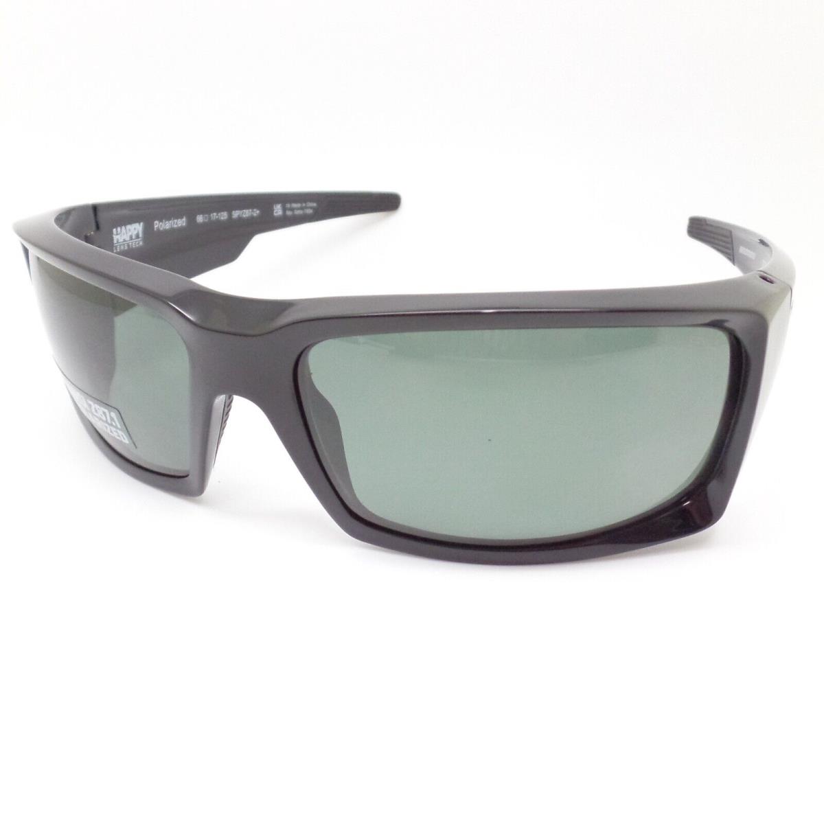 Spy Optics General Shiny Black Sosi Ansi Rx Gray Green Polarized Sunglasses