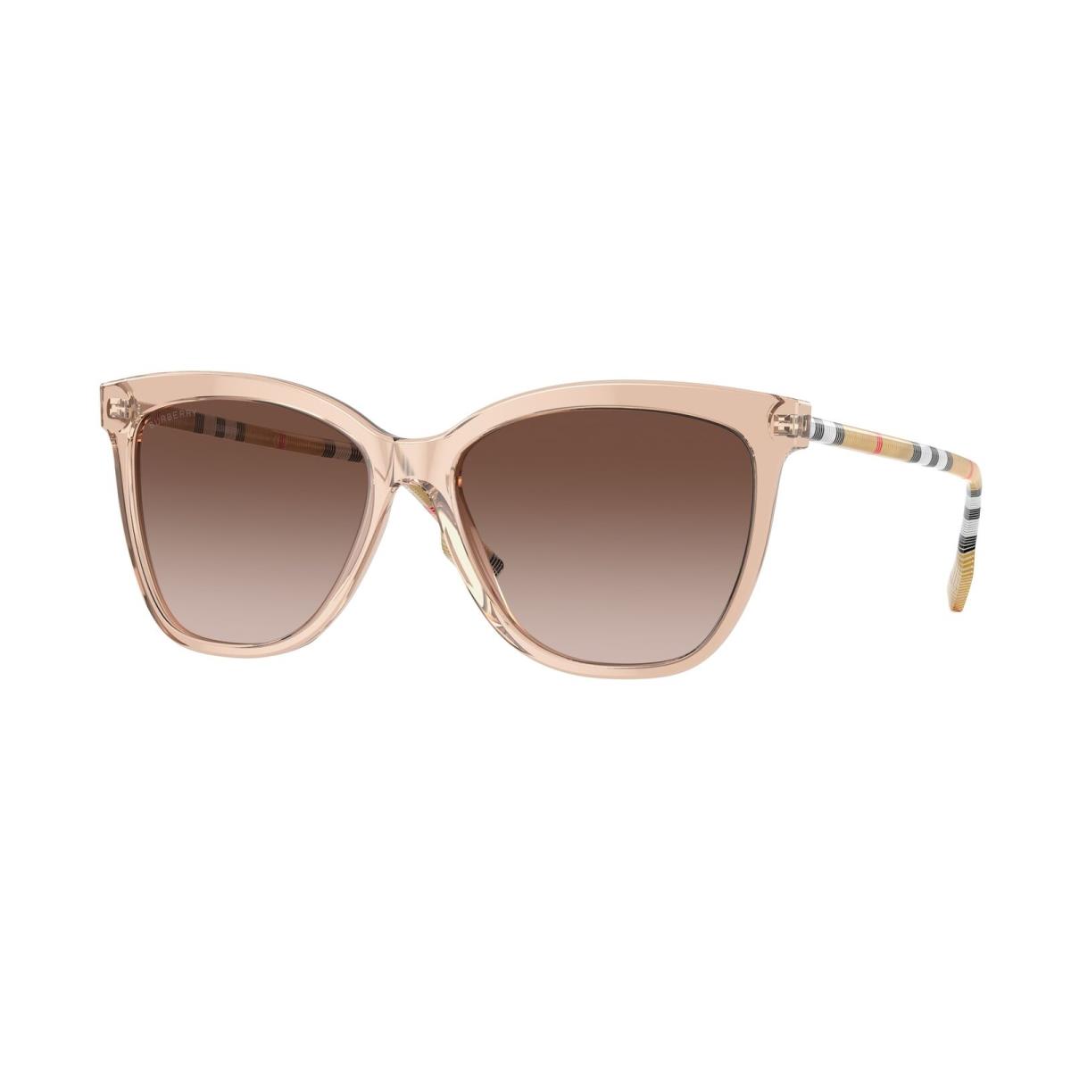 Burberry BE4308 400613 Clare Pink Brown Gradient 56 mm Women`s Sunglasses