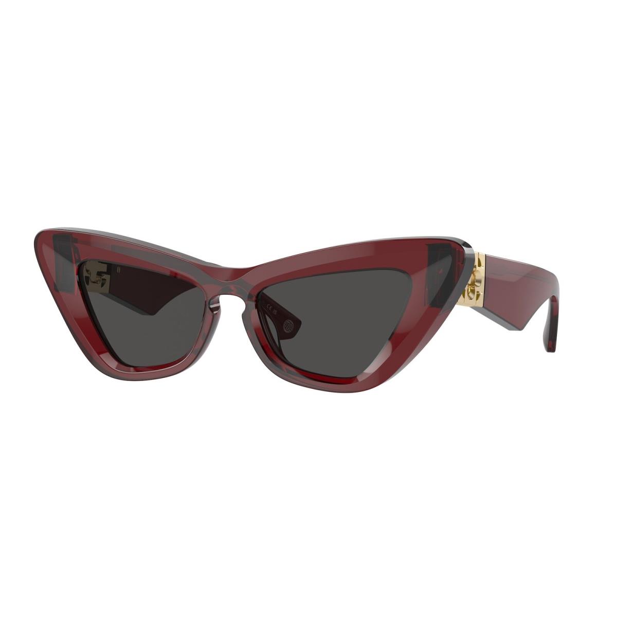 Burberry BE4421U 412887 Bordeaux Dark Grey 51 mm Women`s Sunglasses