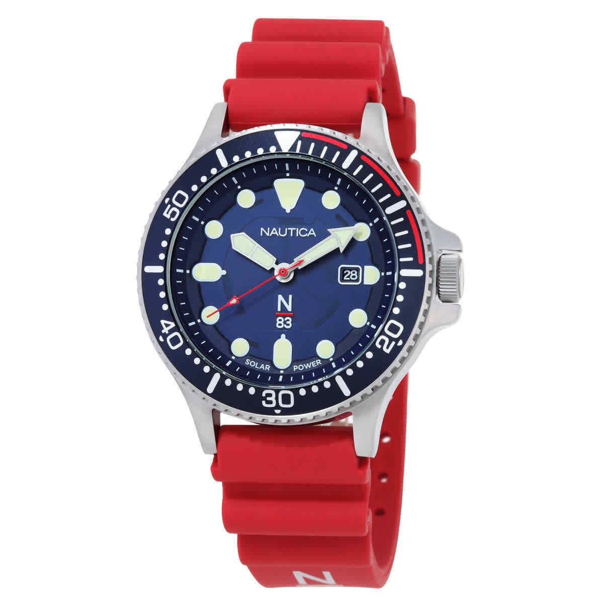 Nautica Cocoa Beach Blue Dial Men`s Watch NAPCBS301