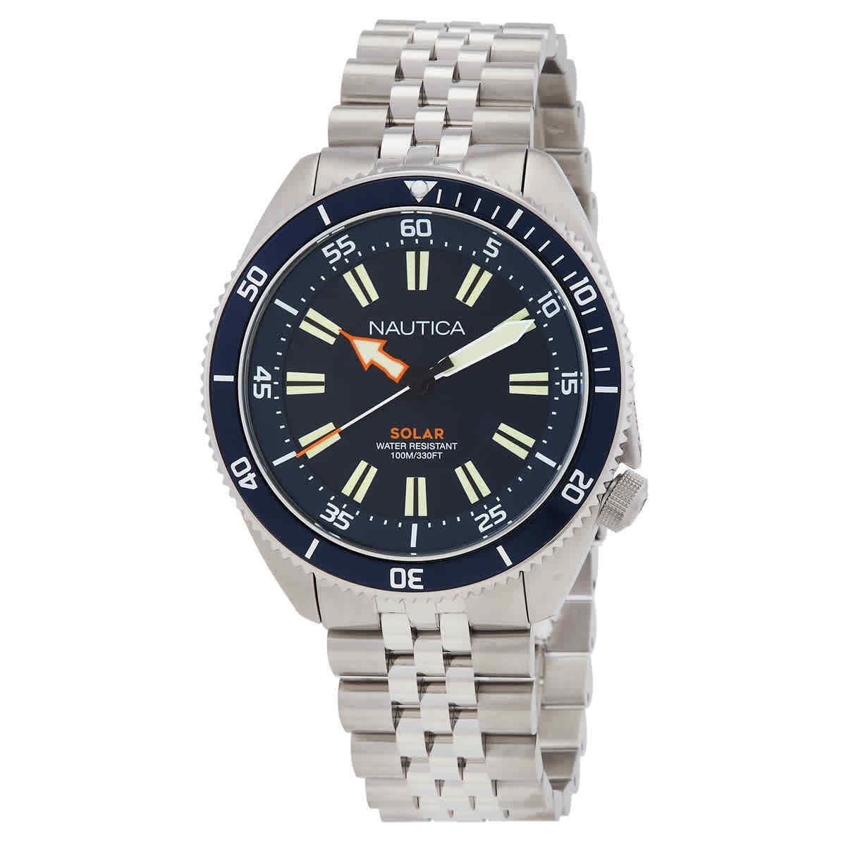 Nautica Vintage Blue Dial Men`s Watch NAPNVS404