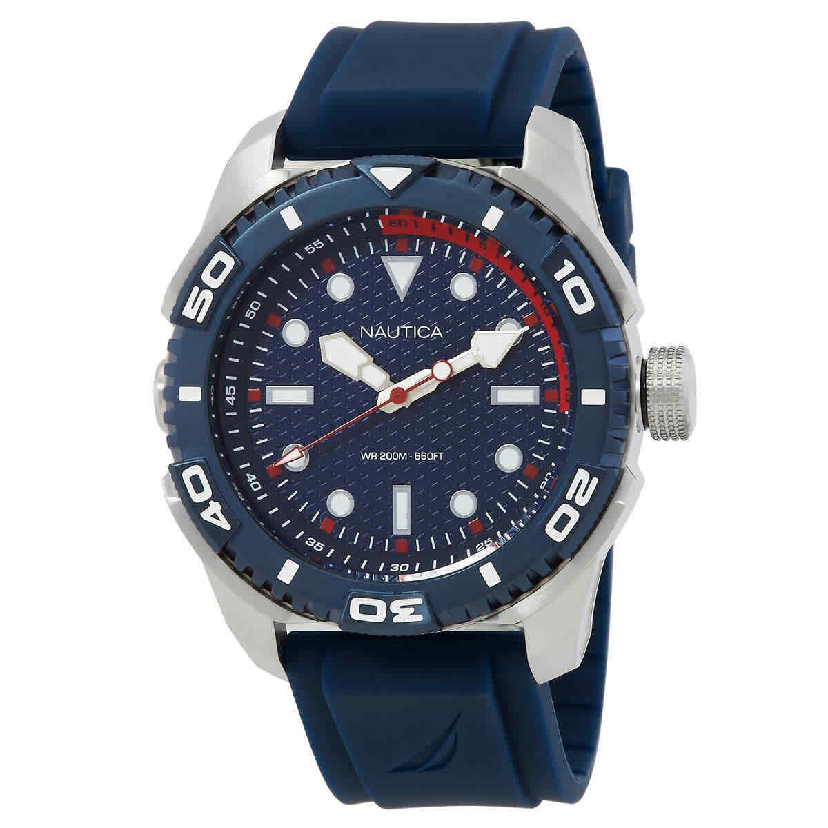 Nautica Tarpoon Quartz Blue Dial Men`s Watch NAPTDAS31