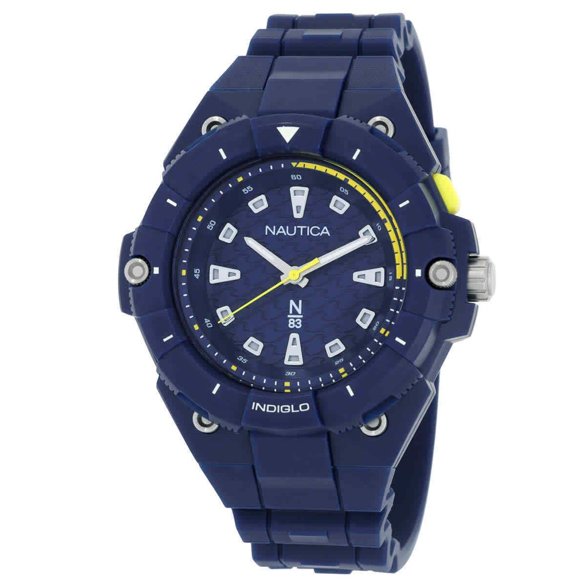 Nautica Coronado Bay Quartz Analog-digital Blue Dial Men`s Watch NAPCNS401