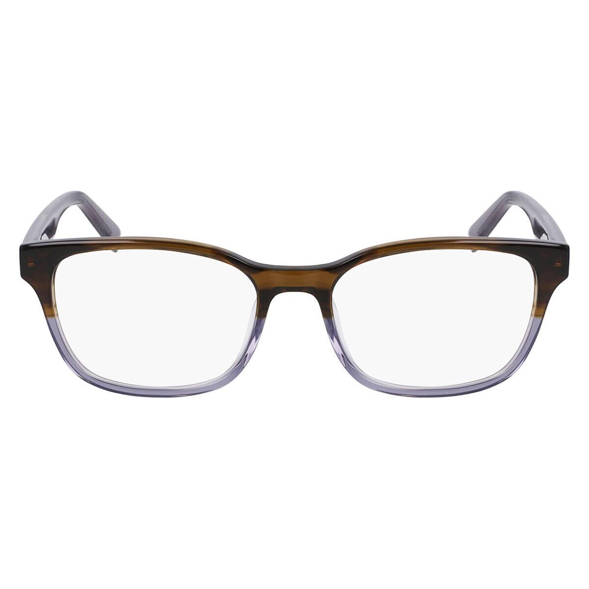 Nautica N8186 Eyeglasses Men Brown Gray Gradient 54mm