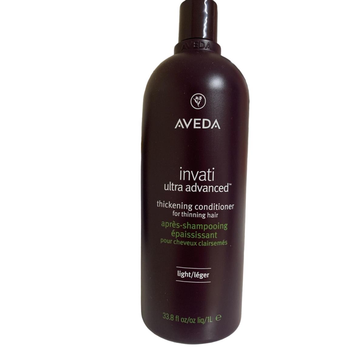 Aveda Invati Ultra Advanced Thickening Conditioner Light 33.8 OZ 1000 Ml