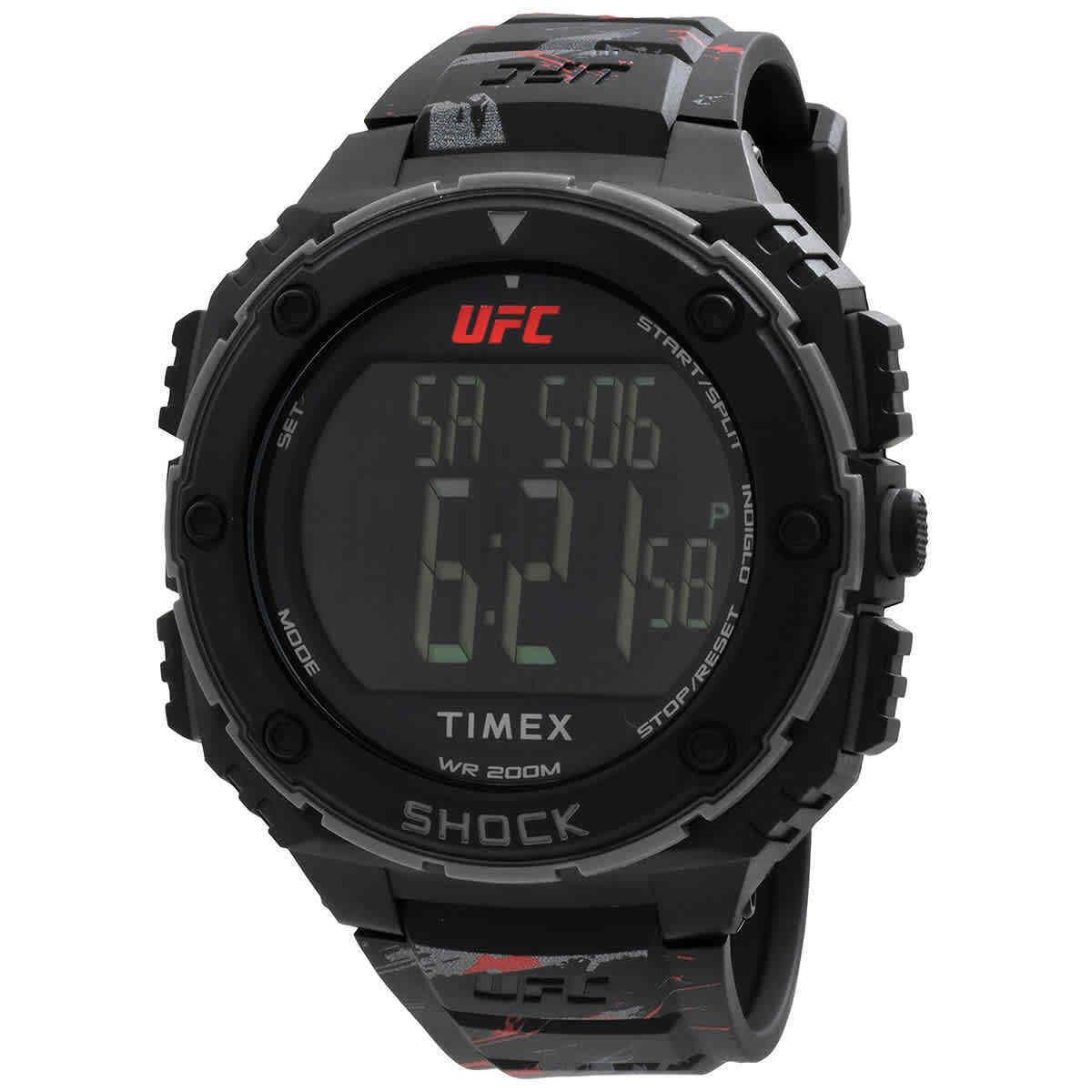 Timex Ufc Shock XL Fight Week Quartz Digital Men`s Watch TW2V85100JR