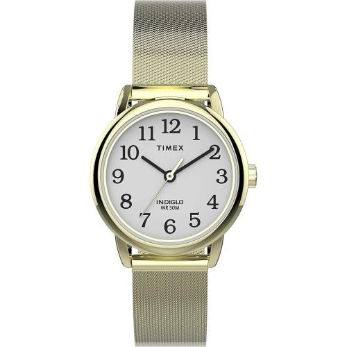 Timex TW2U08000 Women`s Quartz Watch Analog Gold Tone SS Mesh Band