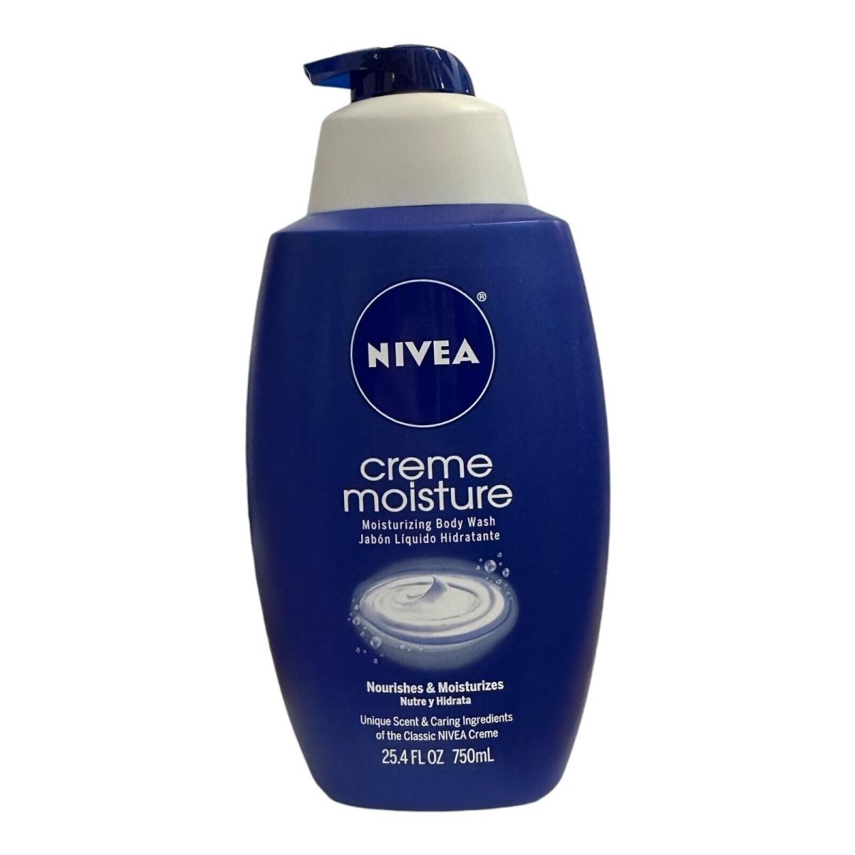 Nivea Creme Moisture Moisturizing Body Wash 25.4 oz For Dry Sk