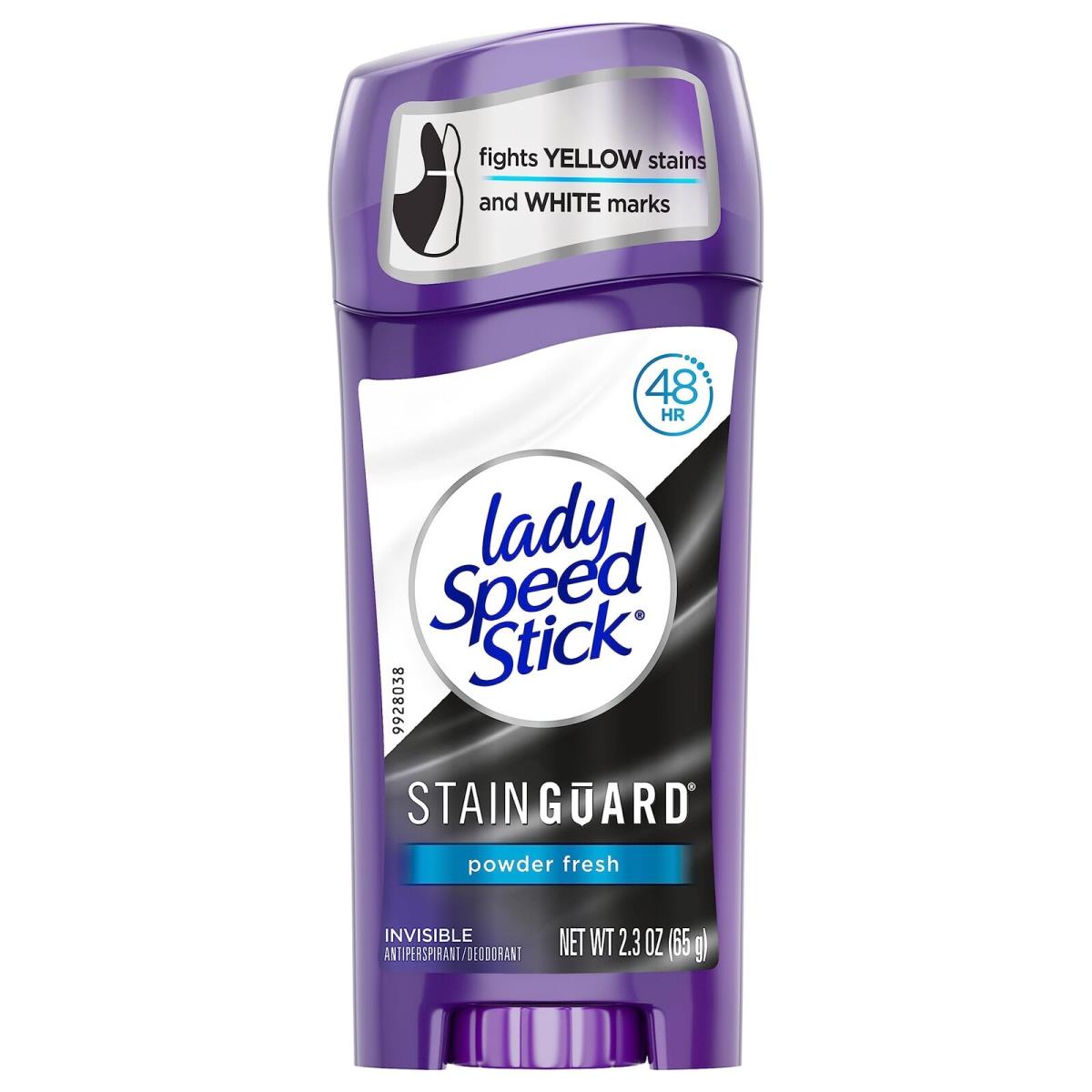 Lady Speed Stick Stainguard Antiperspirant Deodorant Powder Fresh 2.3 oz 4 Pack